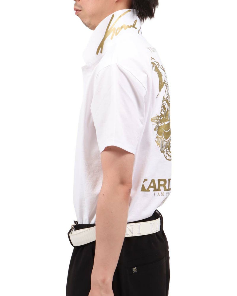 ホワイト：174cm62kg(Lサイズ着用)