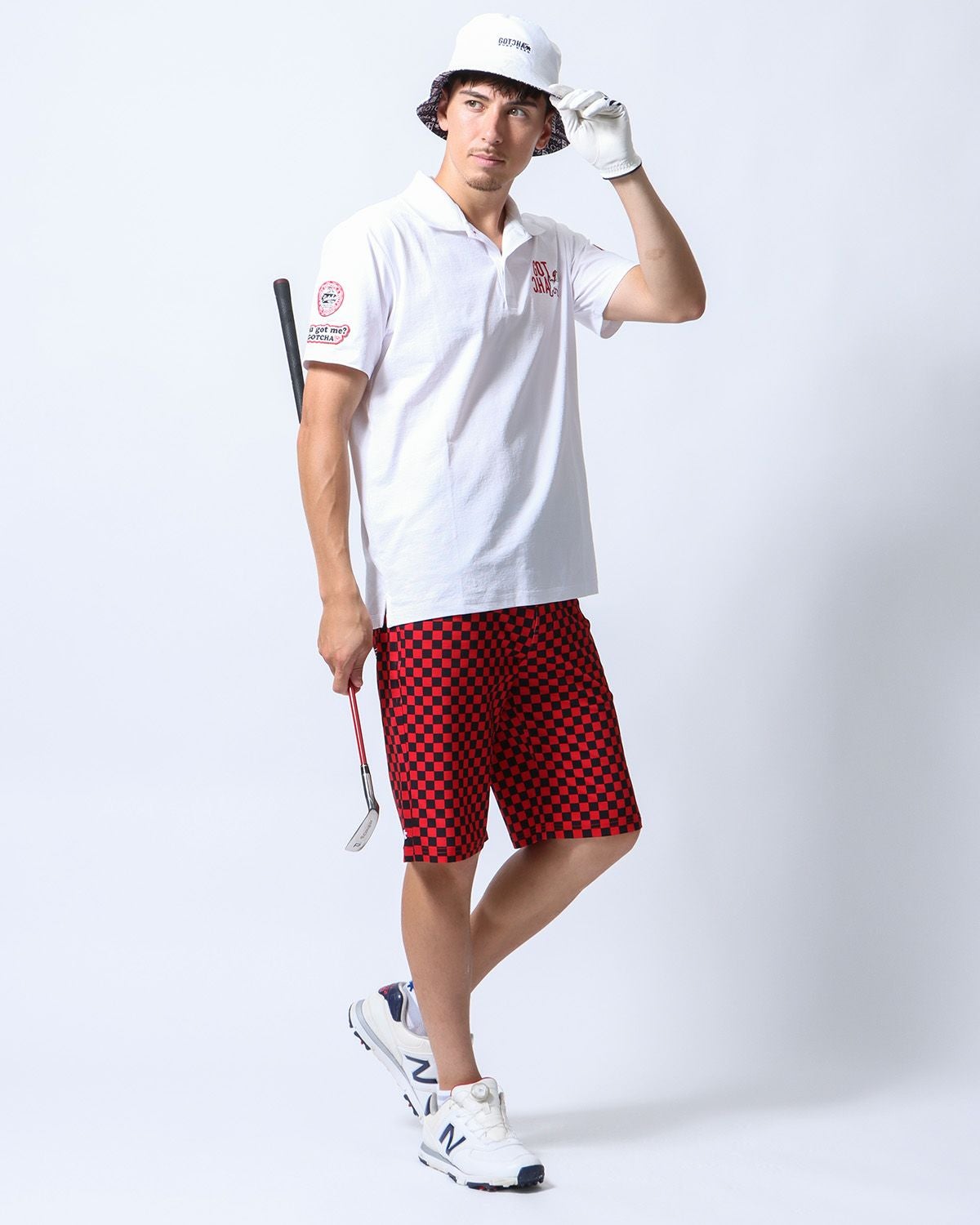 GOTCHA GOLF] ハイブリッド 多機能 チェッカーフラグ ショーツ | PEET