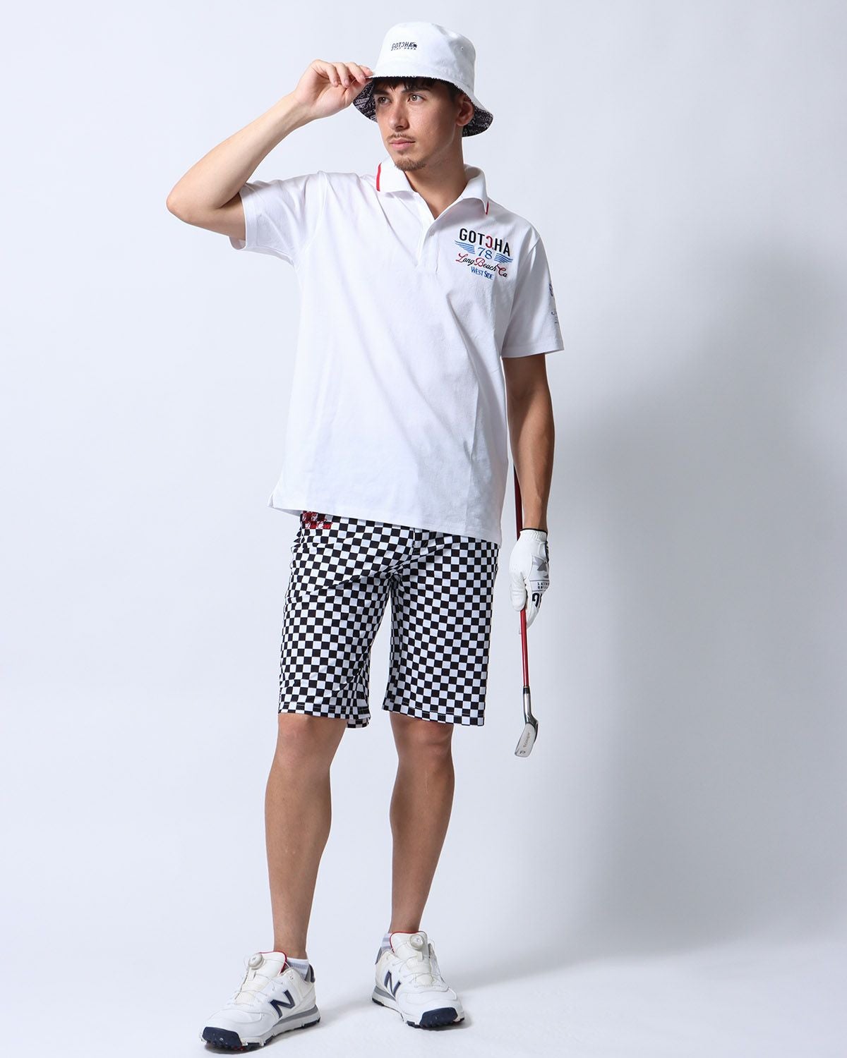 GOTCHA GOLF] ハイブリッド 多機能 チェッカーフラグ ショーツ | PEET
