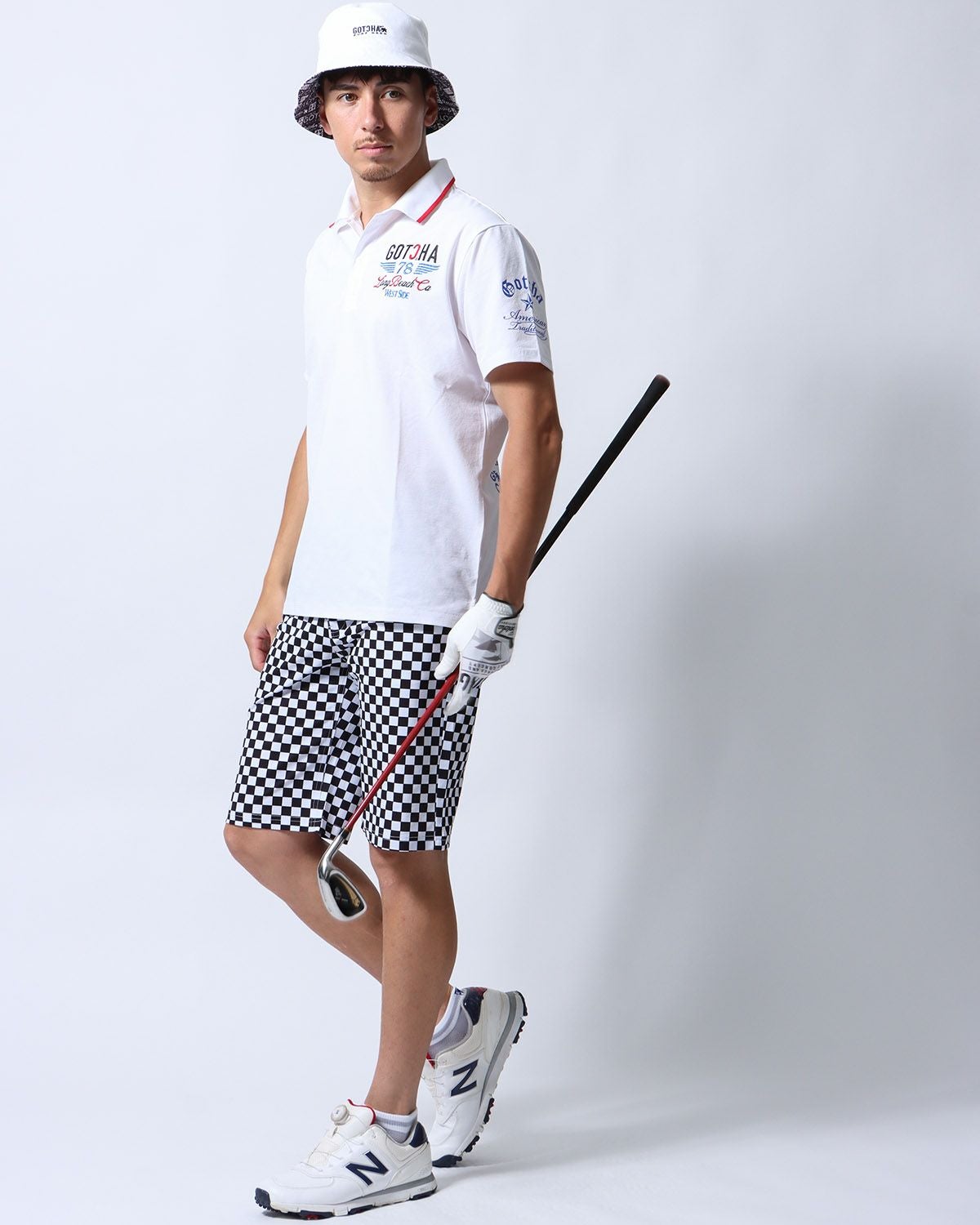 GOTCHA GOLF] ハイブリッド 多機能 チェッカーフラグ ショーツ | PEET
