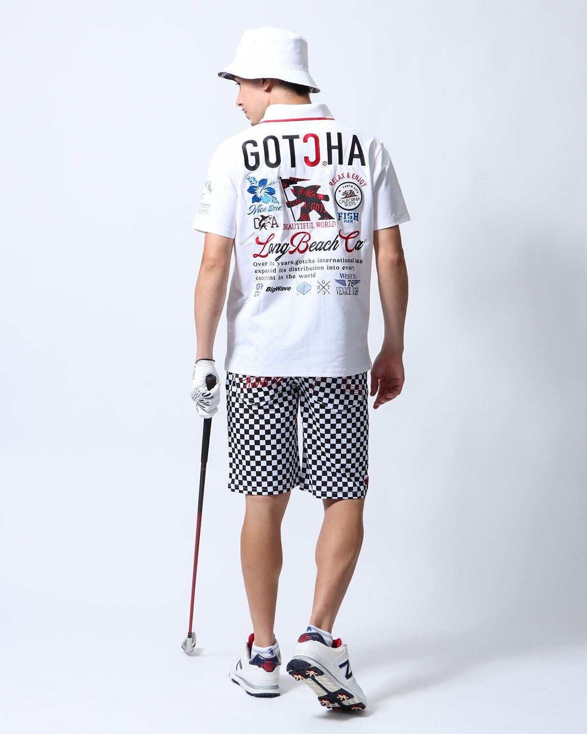 GOTCHA GOLF] ハイブリッド 多機能 チェッカーフラグ ショーツ | PEET
