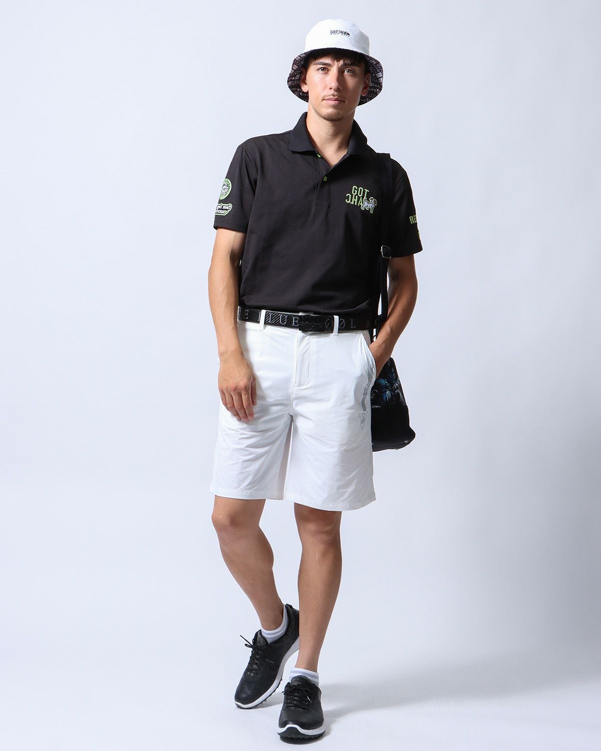 ブラック：180cm/70kg(Lサイズ着用)