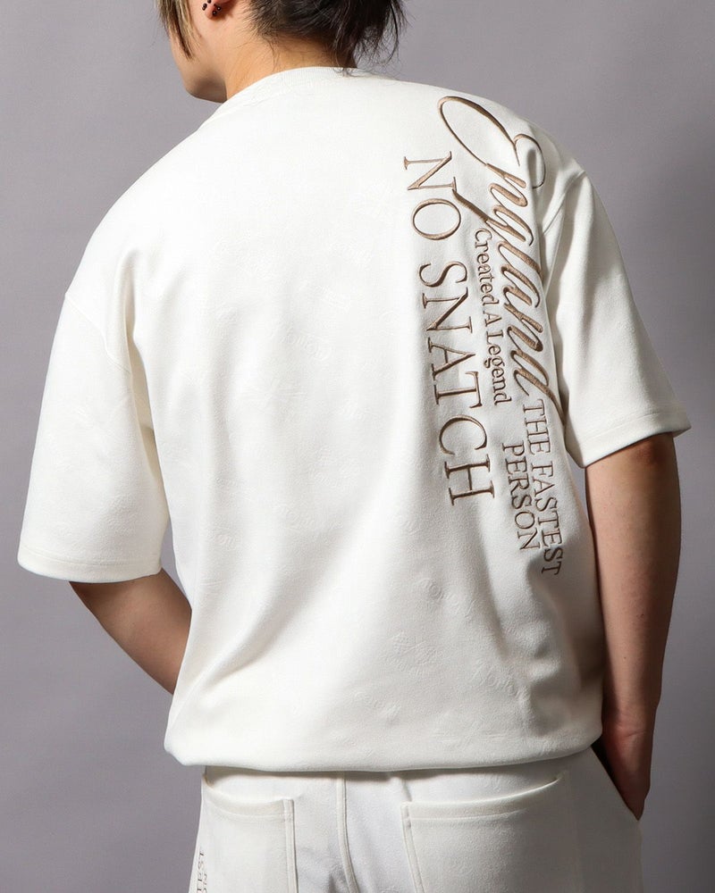 オフホワイト：178cm/75kg(Lサイズ着用)