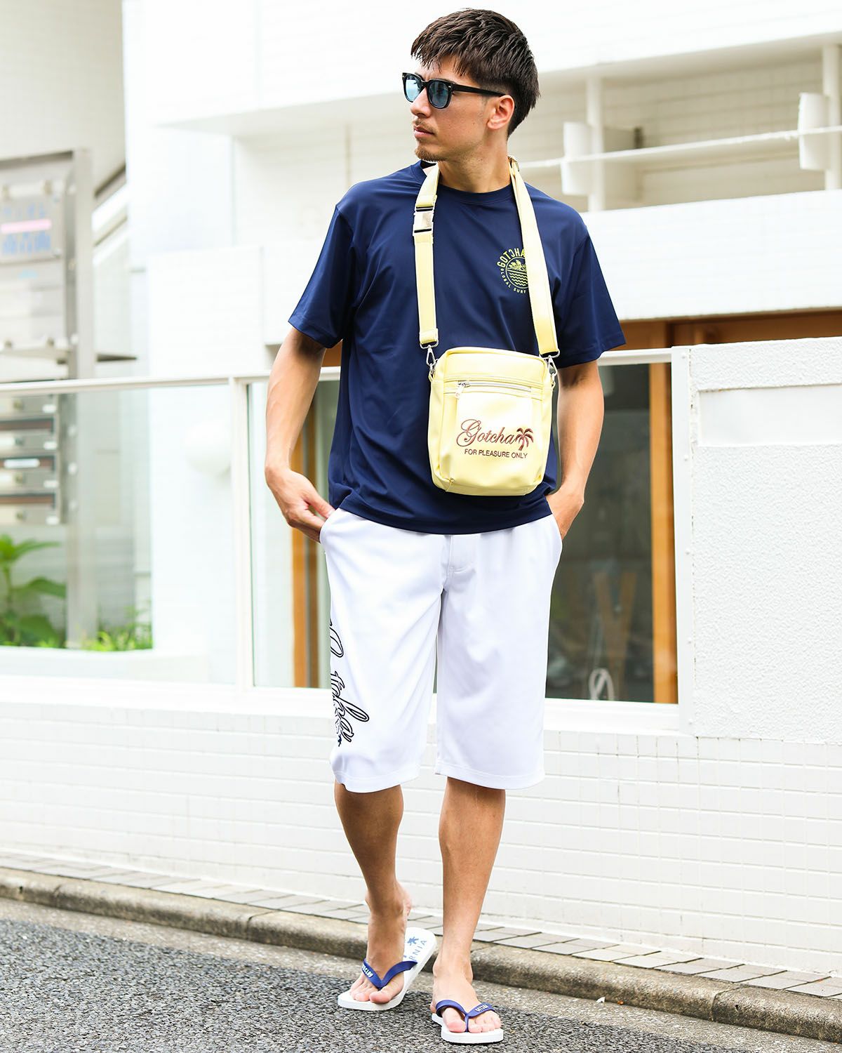 GOTCHA] ハイブリッド 総柄使い イージーショーツ | PEET ONLINE STORE