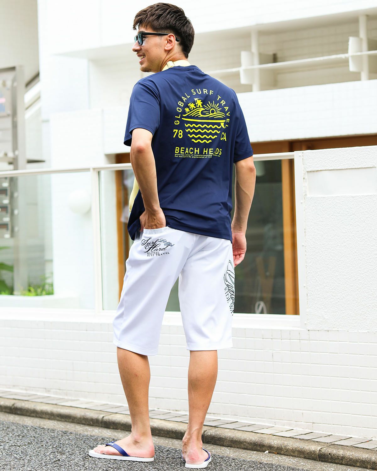 GOTCHA] ハイブリッド 総柄使い イージーショーツ | PEET ONLINE STORE