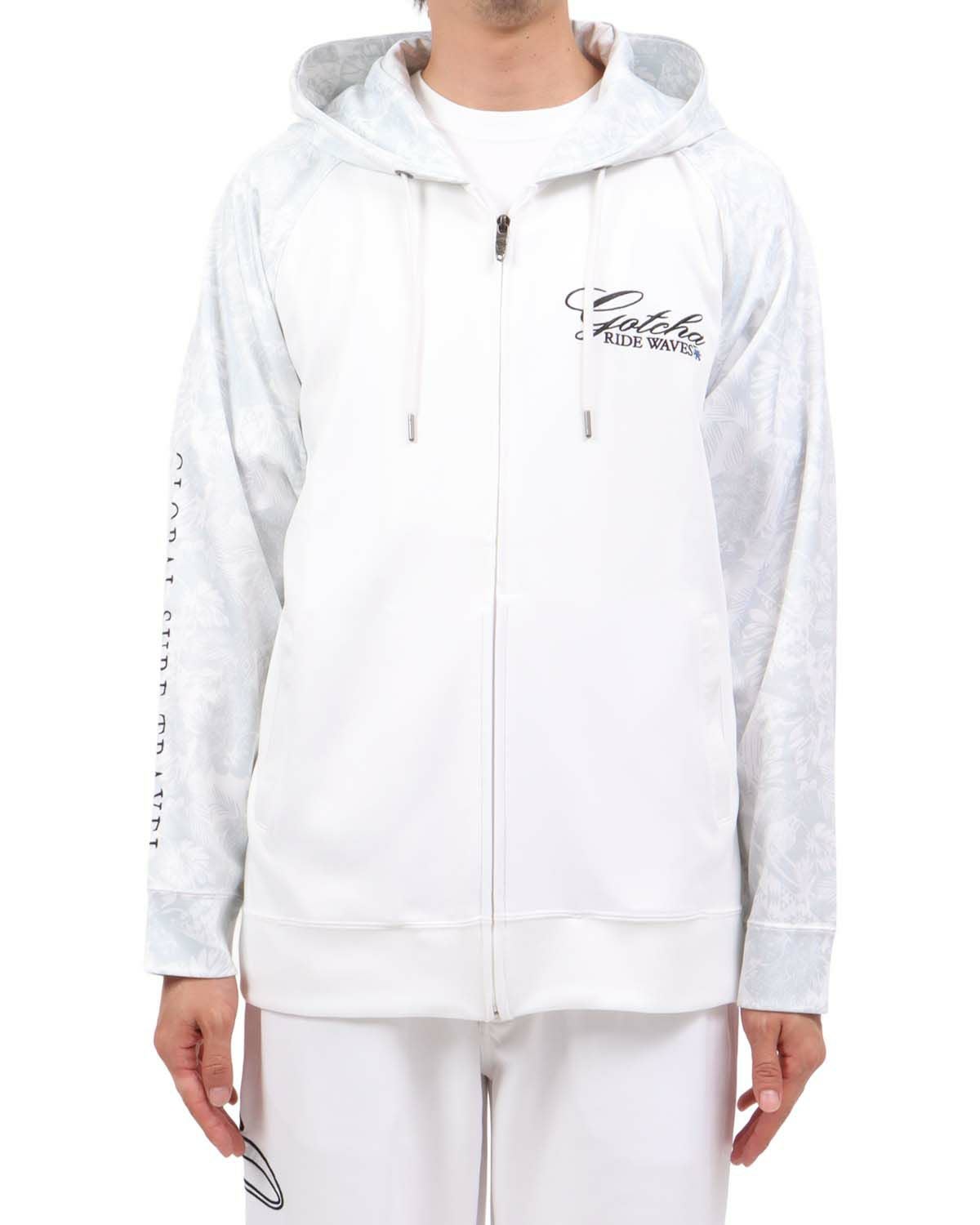 ホワイト：174cm62kg(Lサイズ着用)