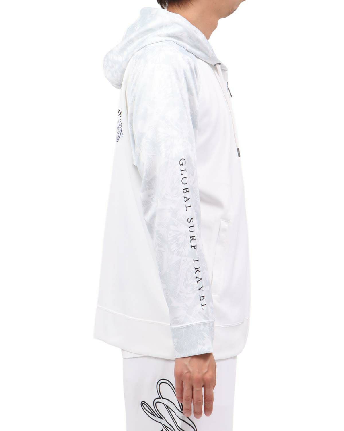 GOTCHA] ハイブリッド 総柄 切替 フルジップ パーカー | PEET ONLINE STORE