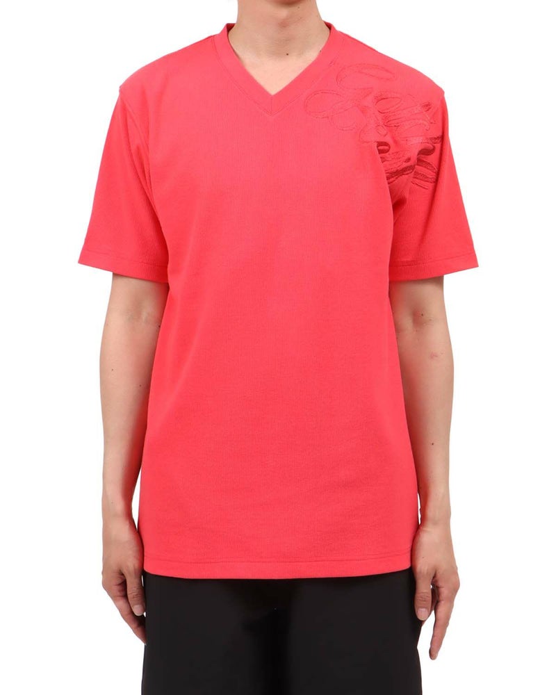 ピンク：174cm62kg(Lサイズ着用)