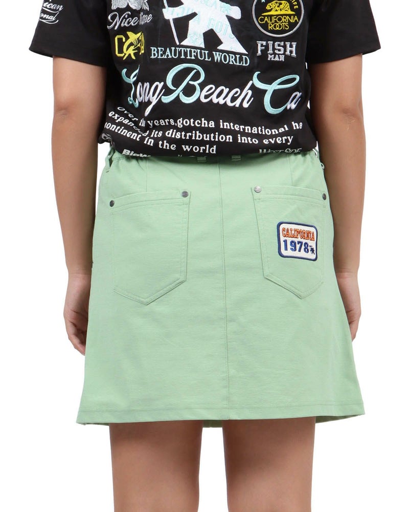 ミントグリーン：167cm(Lサイズ着用)