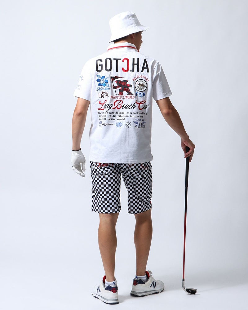 ホワイト：180cm/70kg(Lサイズ着用)