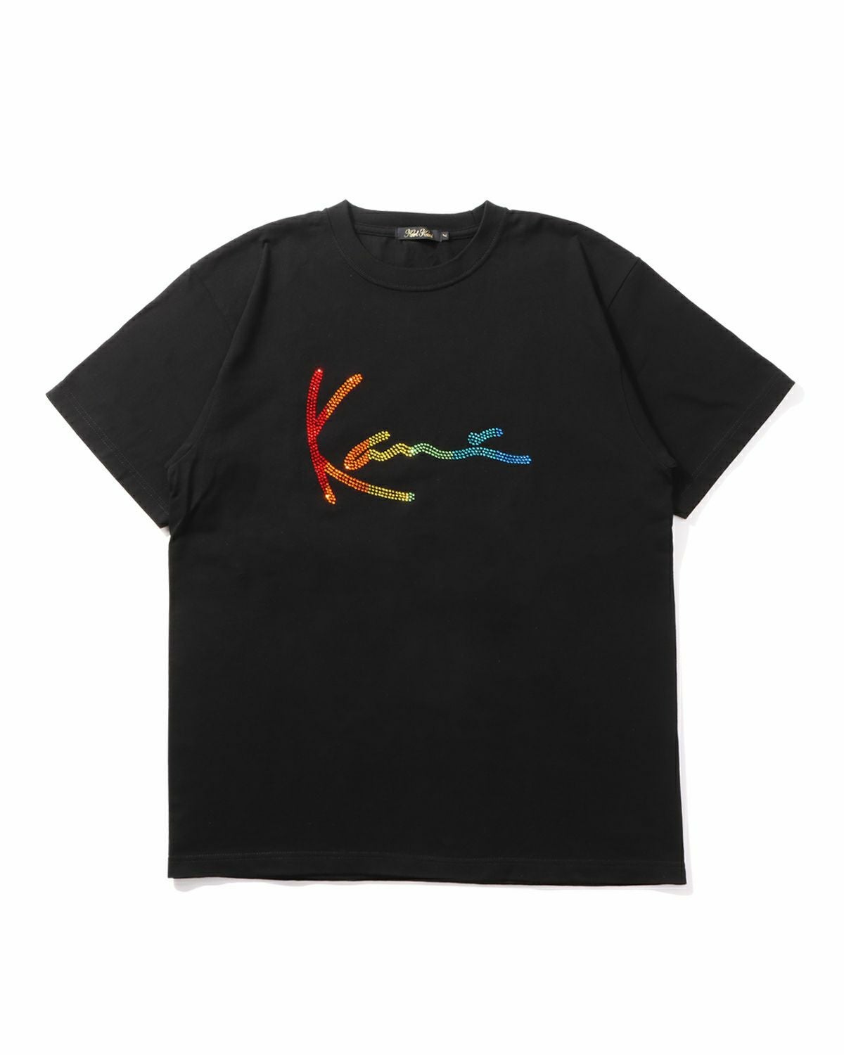 Karl Kani] JAPAN加工 レインボー ラインストーン Tシャツ | PEET