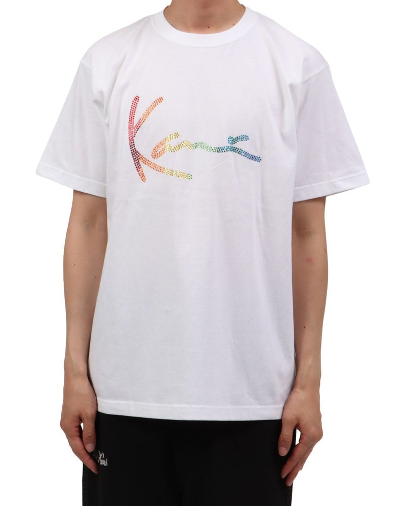 ホワイト：174cm62kg(Lサイズ着用)