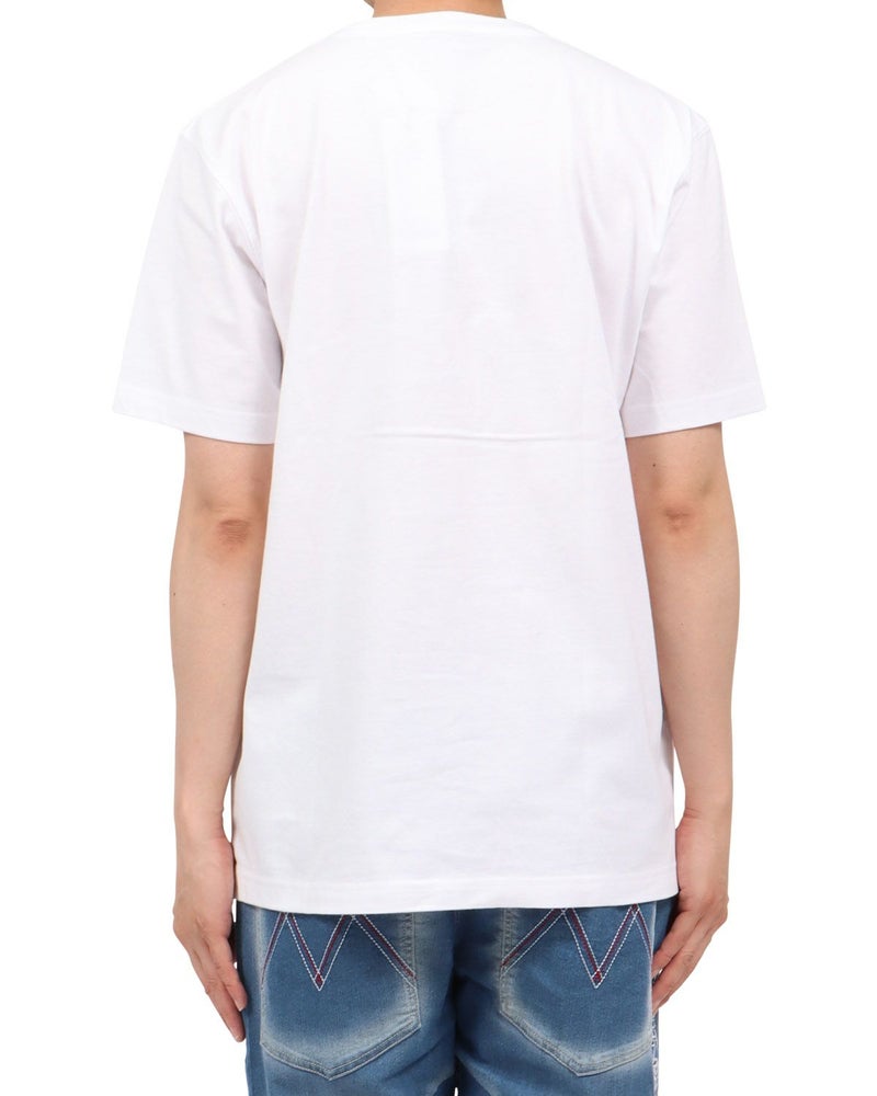 ホワイト：174cm62kg(Lサイズ着用)