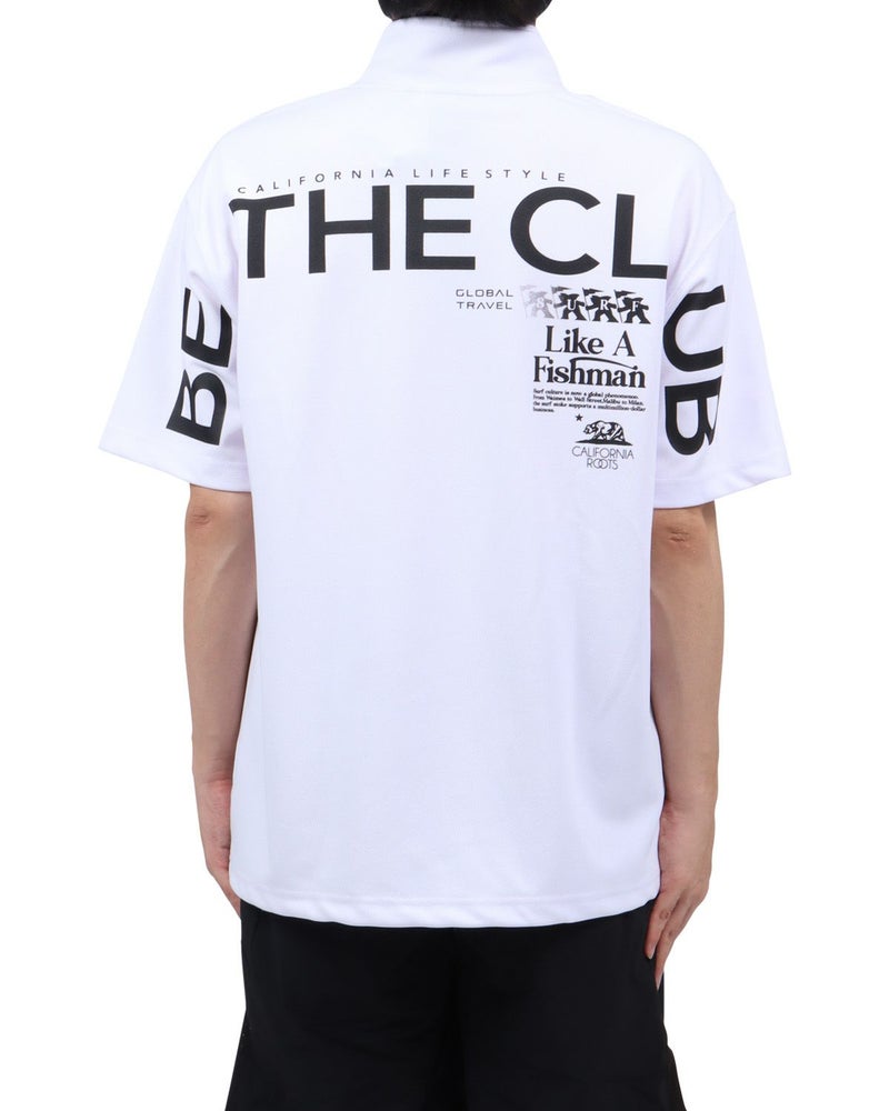 ホワイト：173cm63kg(Lサイズ着用)