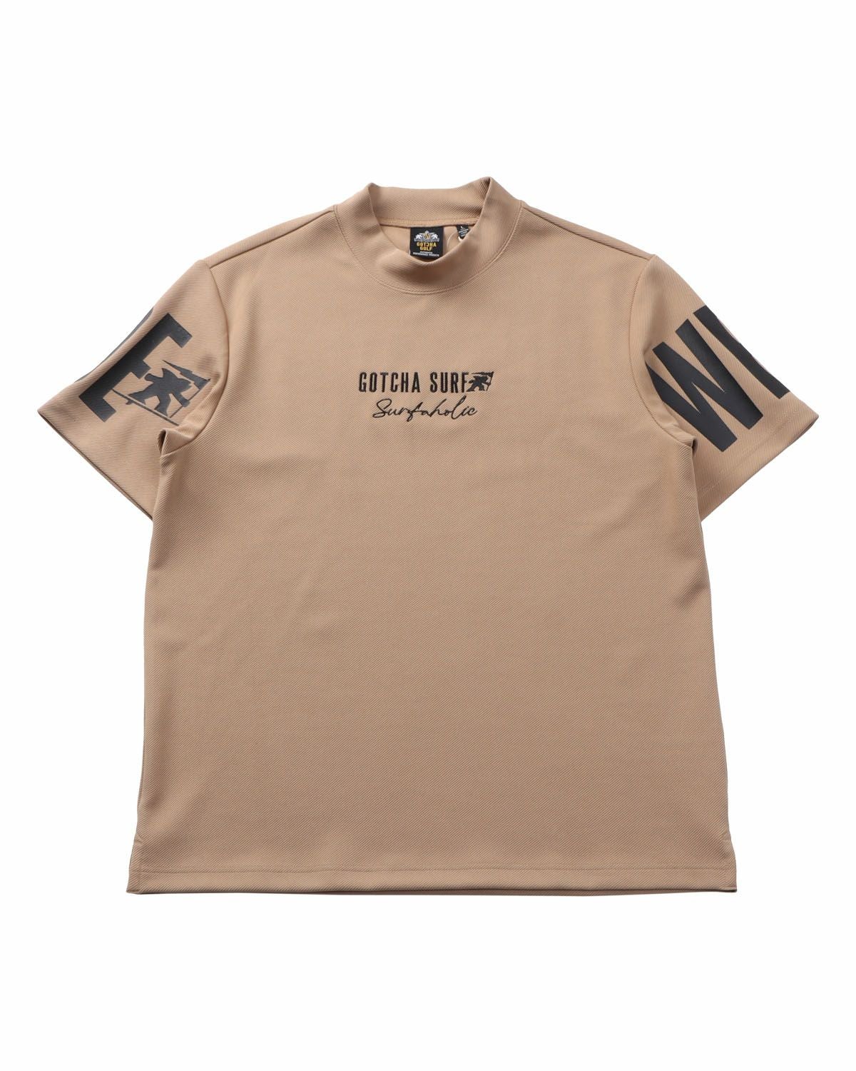 GOTCHA GOLF] デオドラント ビッグ ロゴ ベーシック カルゼ モック