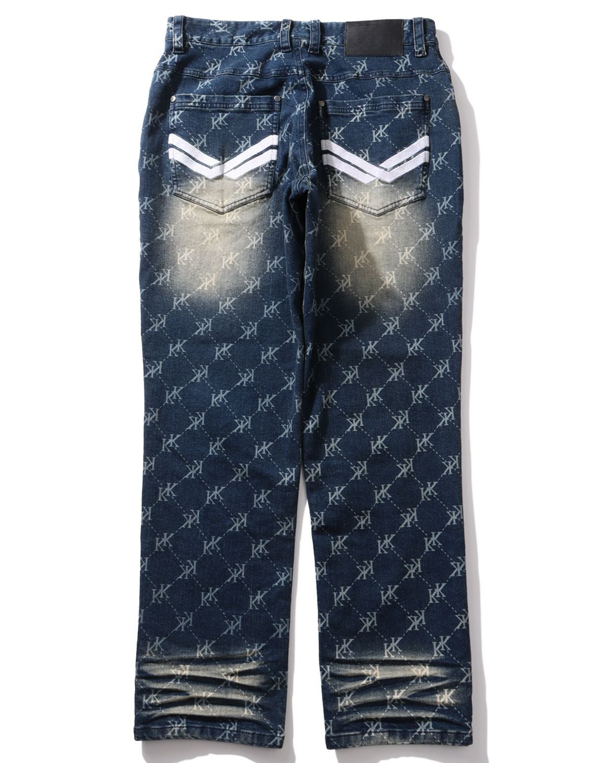 Karl Kani] ストレッチ レーザー モノグラム デニムパンツ | PEET