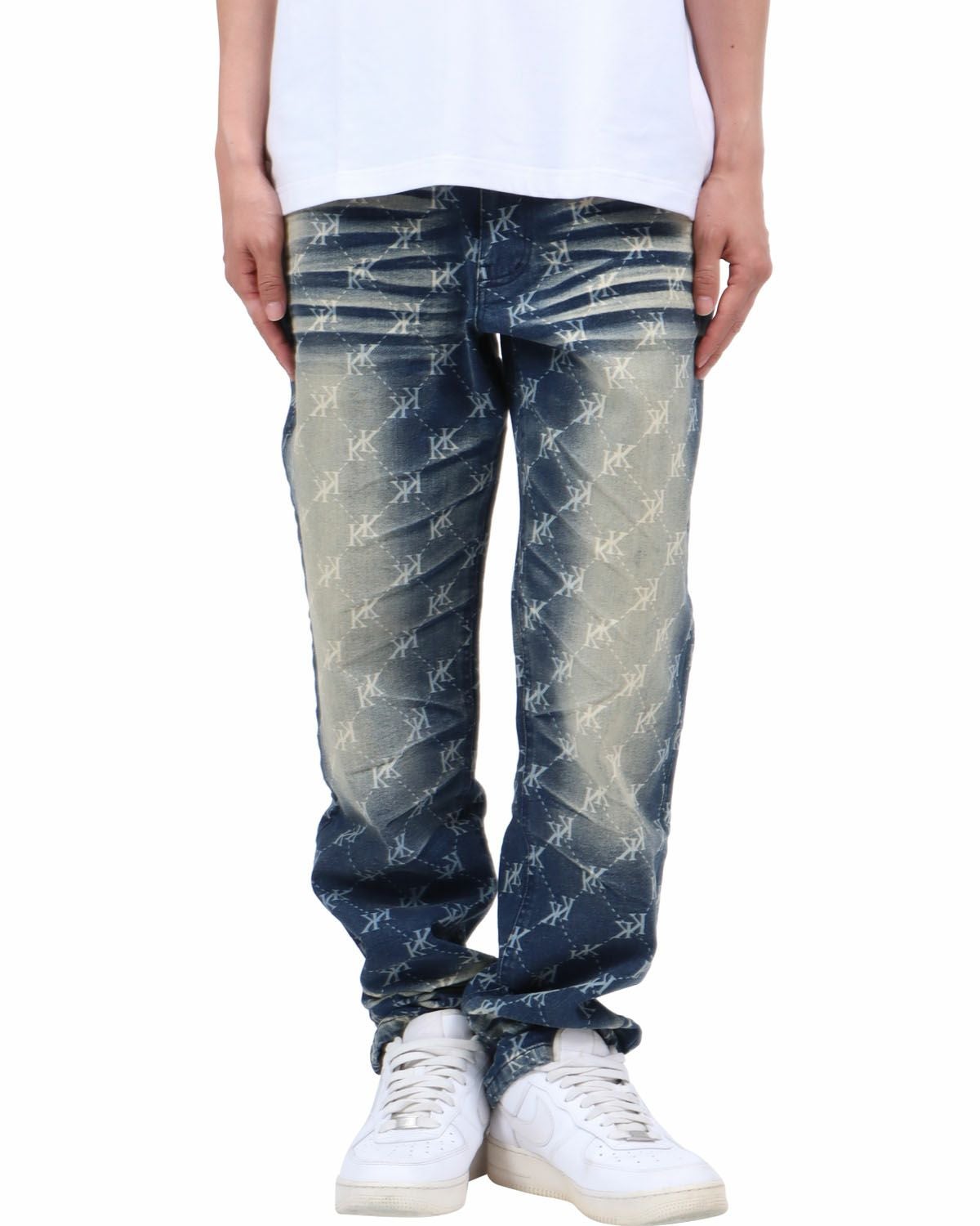 インディゴ：174cm62kg(Lサイズ着用)