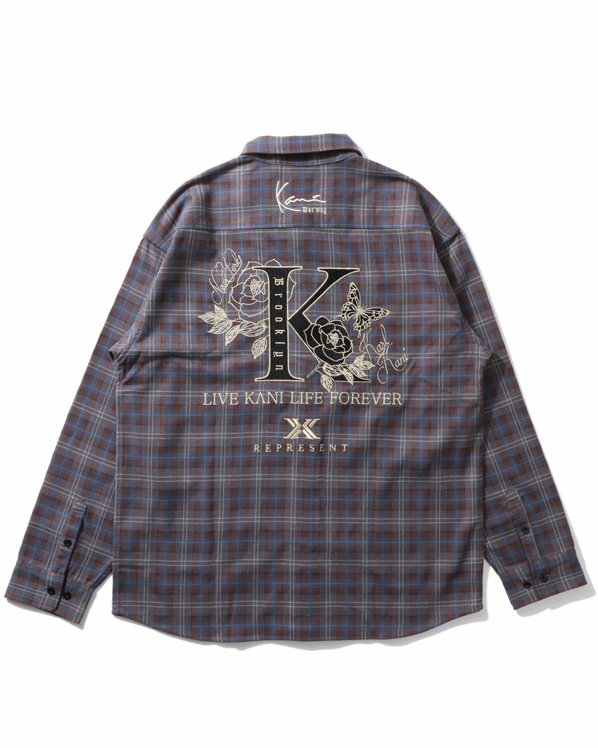 Karl Kani] BIG K ドロップショルダー チェックシャツ | PEET ONLINE STORE