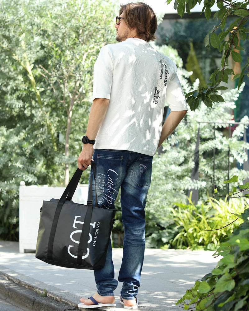 ホワイト:183cm70kg(Lサイズ着用)