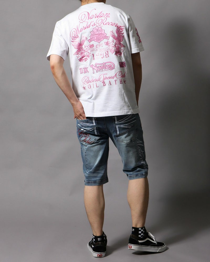 ホワイト：178cm/75kg(Lサイズ着用)