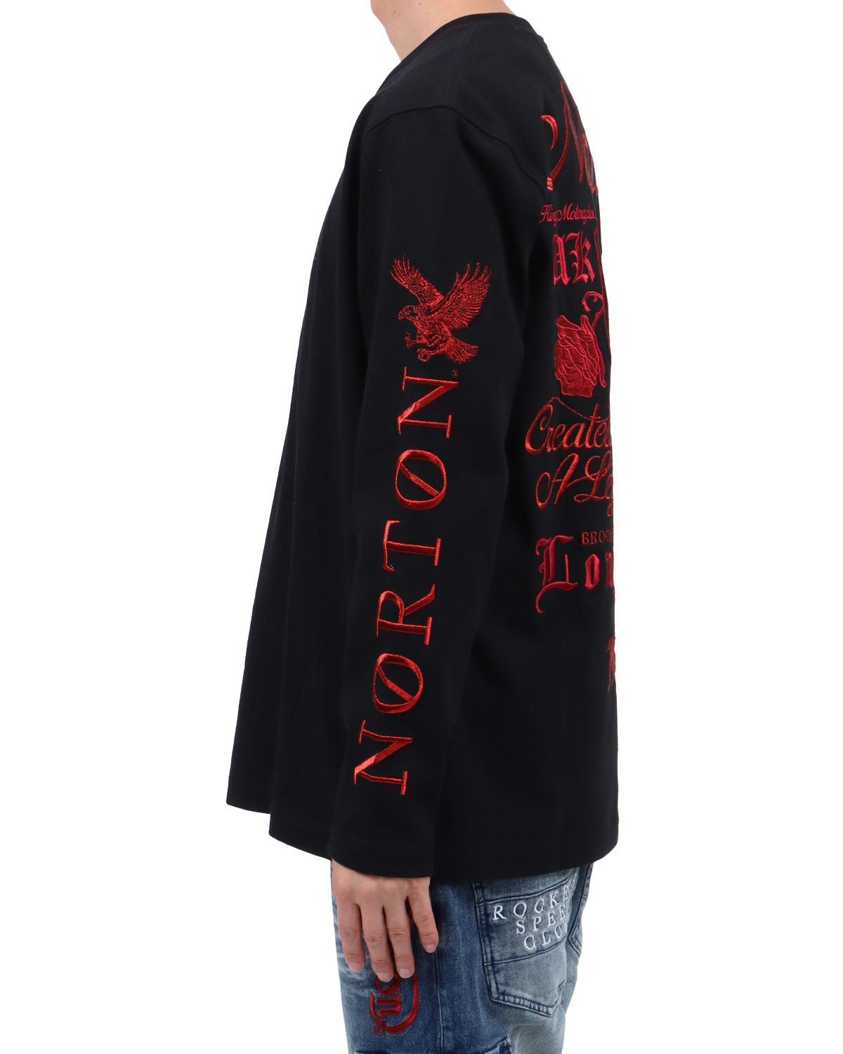 ブラック：174cm62kg(Lサイズ着用)