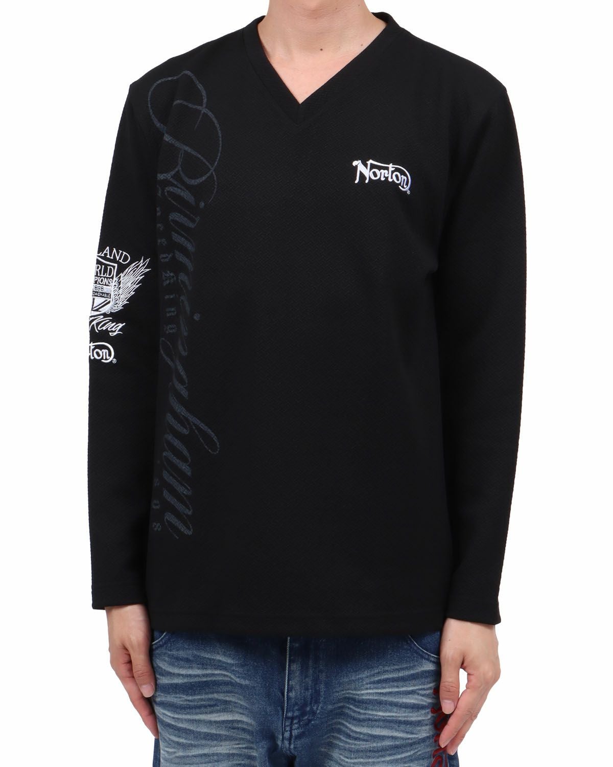 ブラック：174cm62kg(Lサイズ着用)