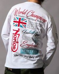 ホワイト：178cm/75kg(Lサイズ着用)