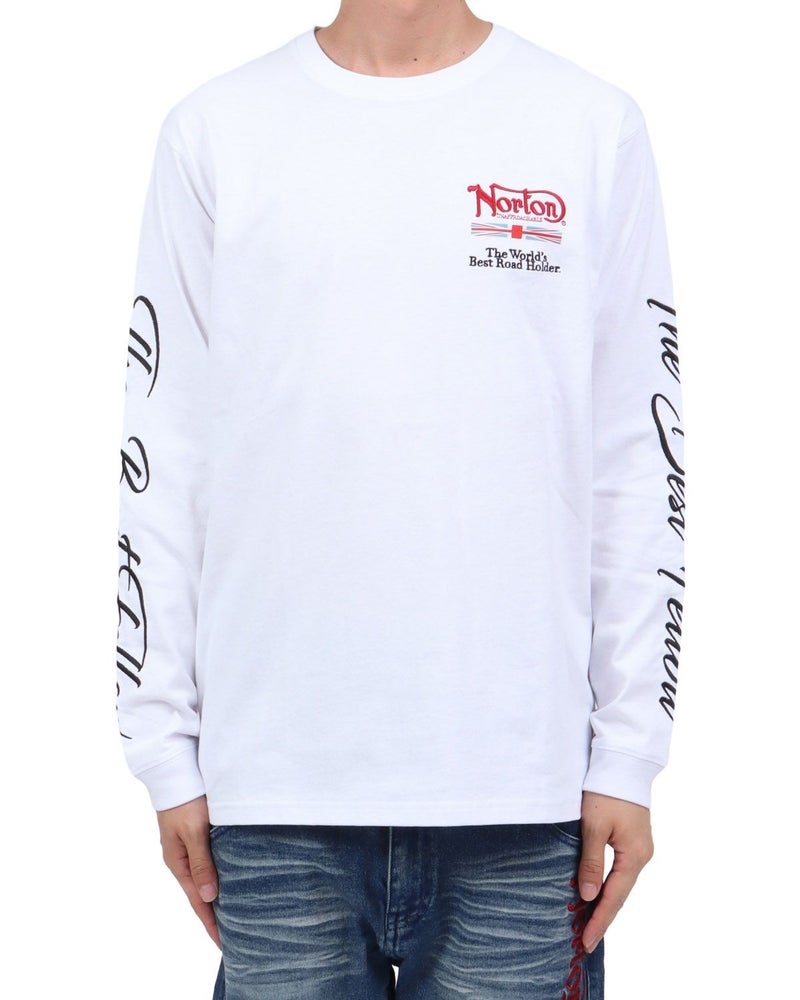 ホワイト：174cm62kg(Lサイズ着用)