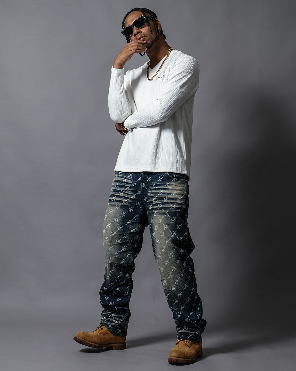 ホワイト:180cm (XL着用)