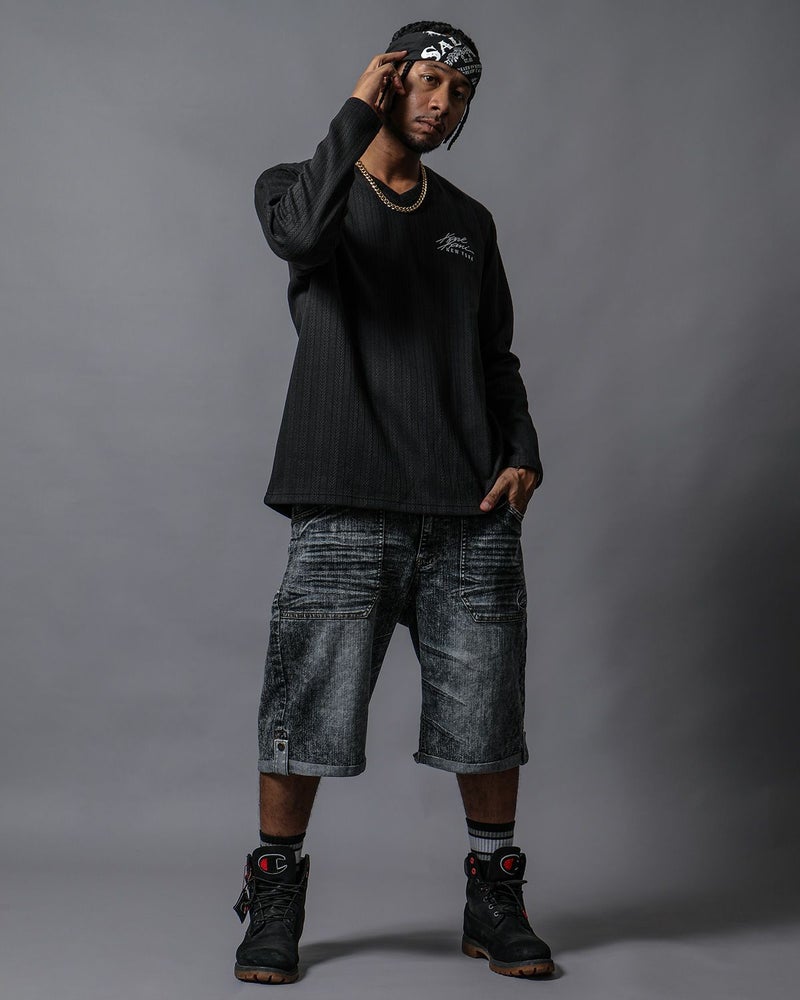 ブラック:180cm (XXL着用)