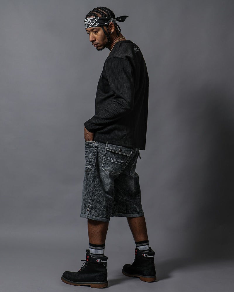 ブラック:180cm (XXL着用)