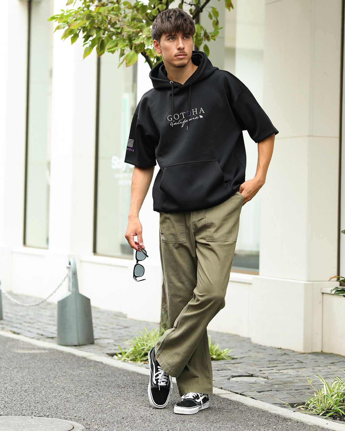 GOTCHA] ヘリンボーン ツイル ベイカーパンツ | PEET ONLINE STORE