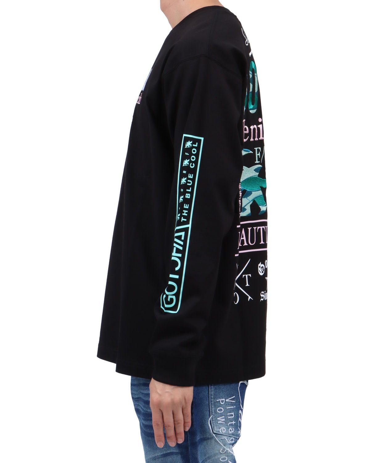 ブラック：174cm62kg(Lサイズ着用)