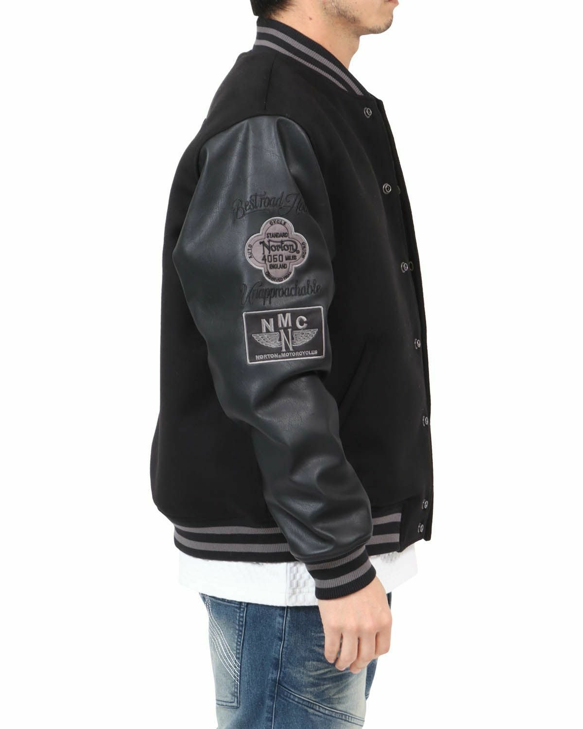 Norton] モノトーン サガラ スタジャン | PEET ONLINE STORE
