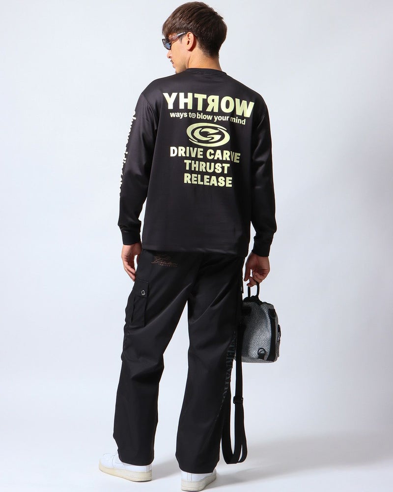 ブラック：180cm/70kg(Lサイズ着用)