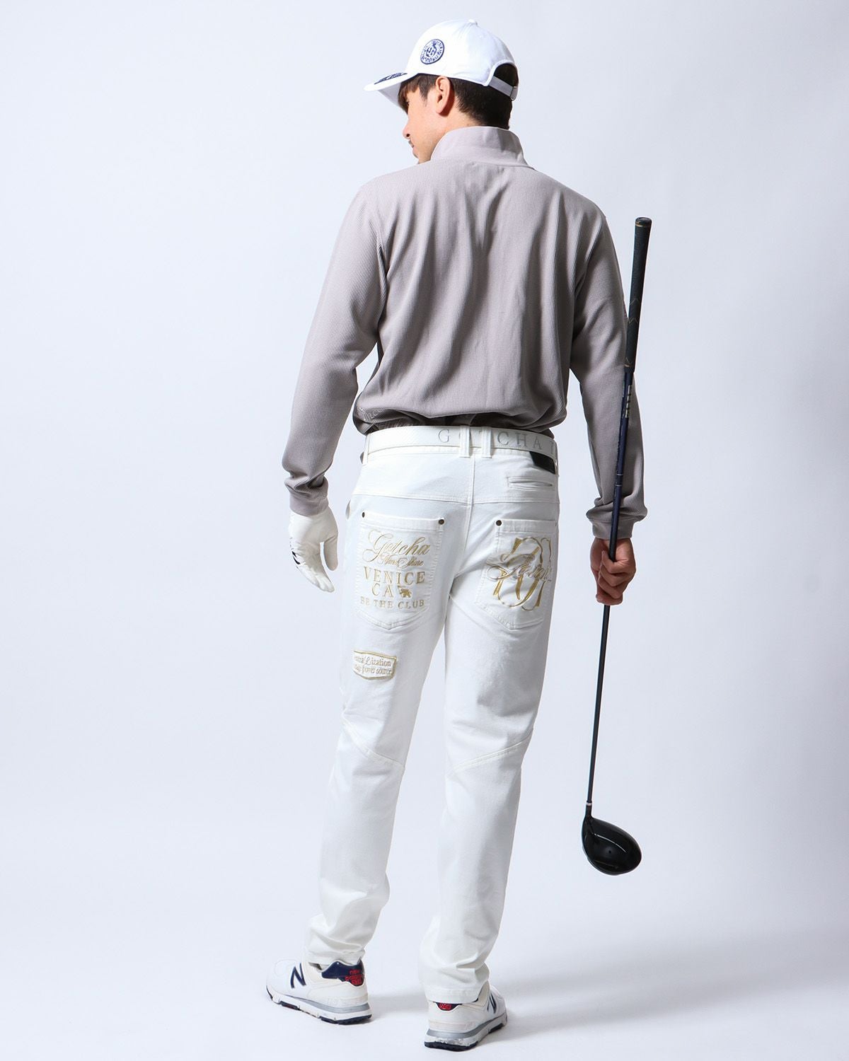 GOTCHA GOLF] ストレッチ ゴールド 刺繍 パンツ | PEET ONLINE STORE
