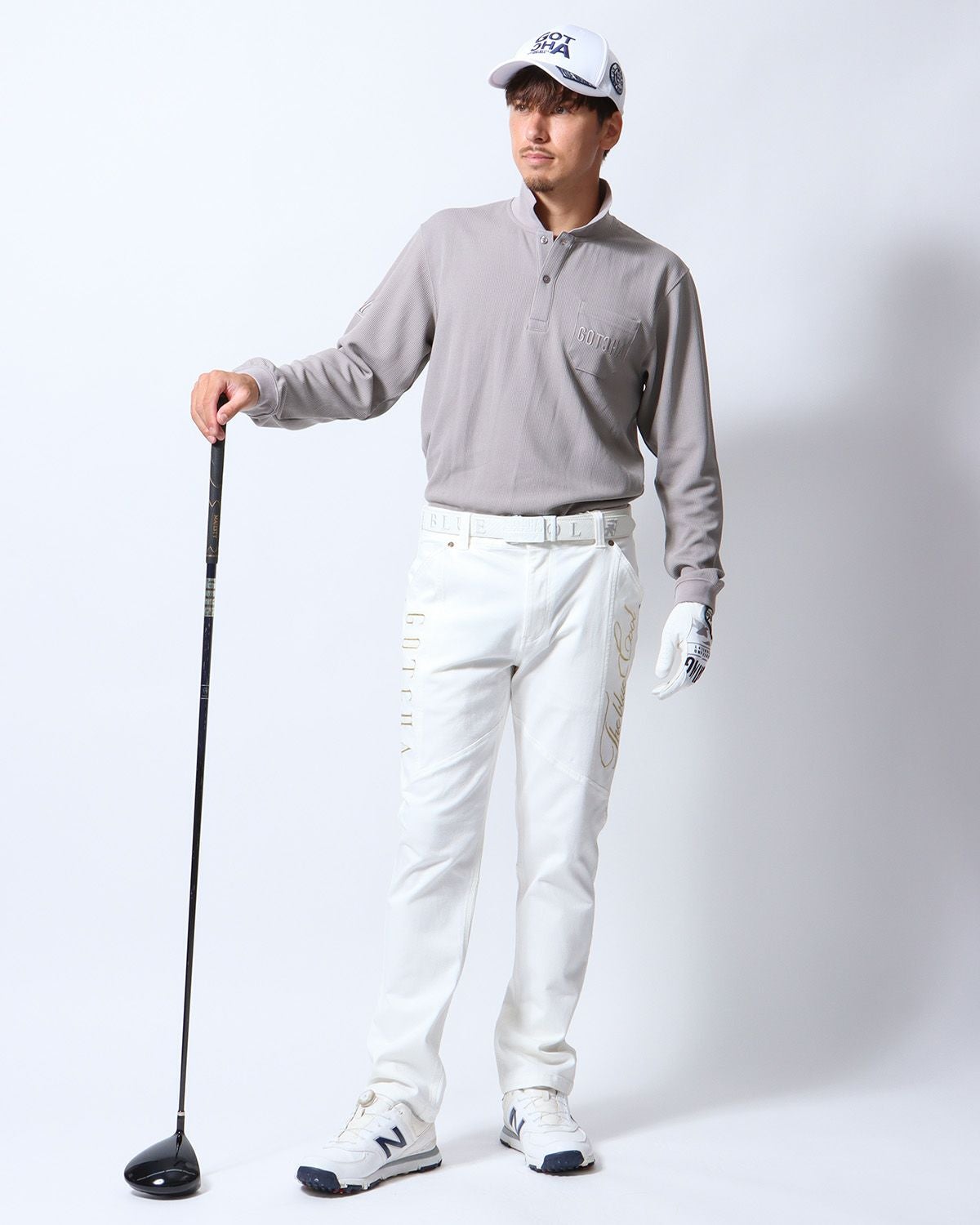 GOTCHA GOLF] 吸水速乾 ワッフル ロング ポロシャツ | PEET ONLINE STORE