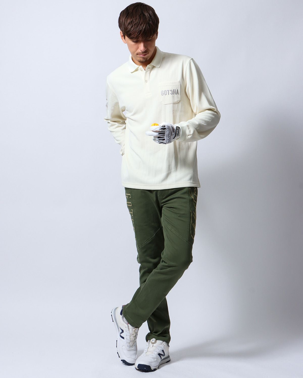 GOTCHA GOLF] 吸水速乾 ワッフル ロング ポロシャツ | PEET ONLINE STORE
