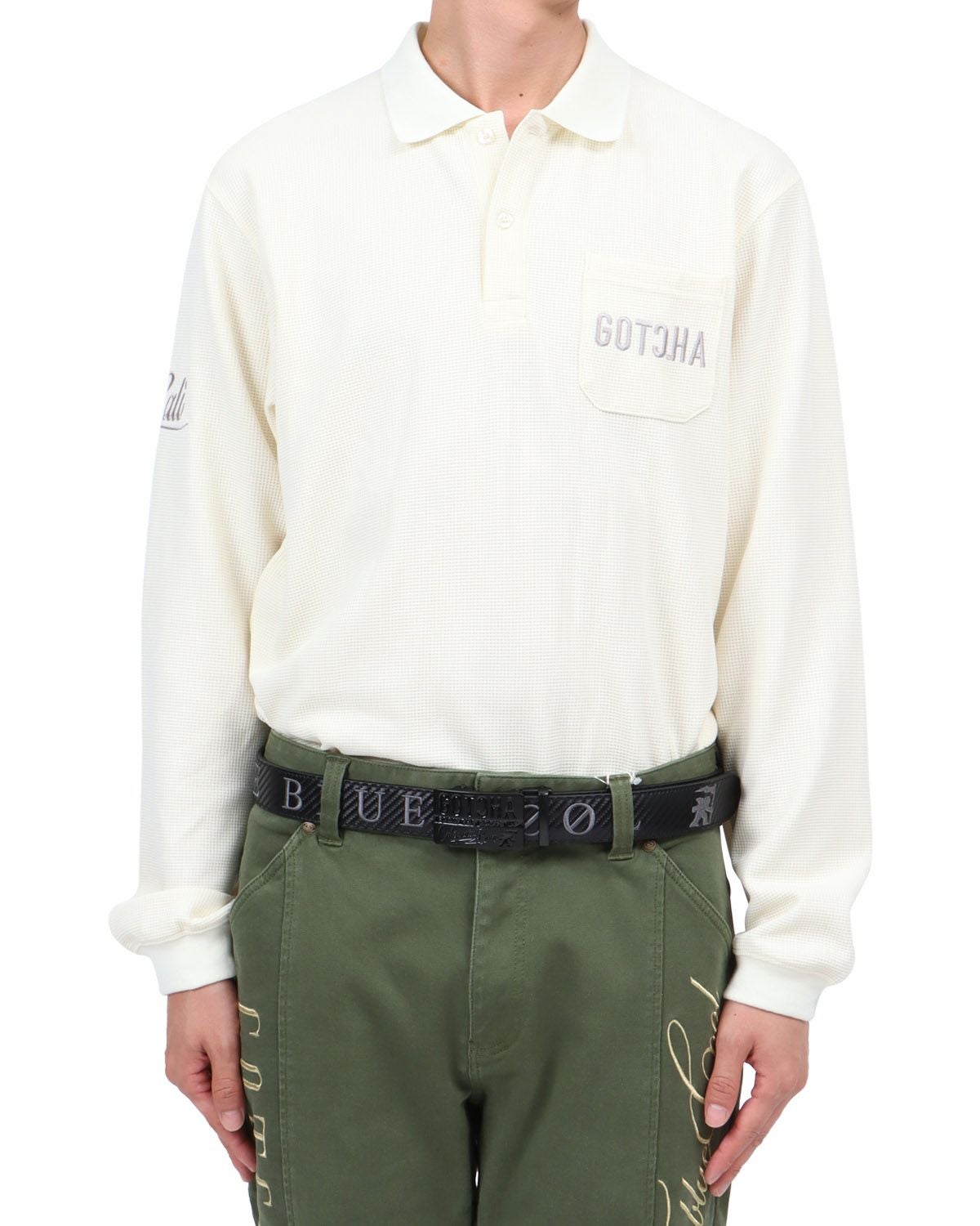 クリーム：174cm62kg(Lサイズ着用)