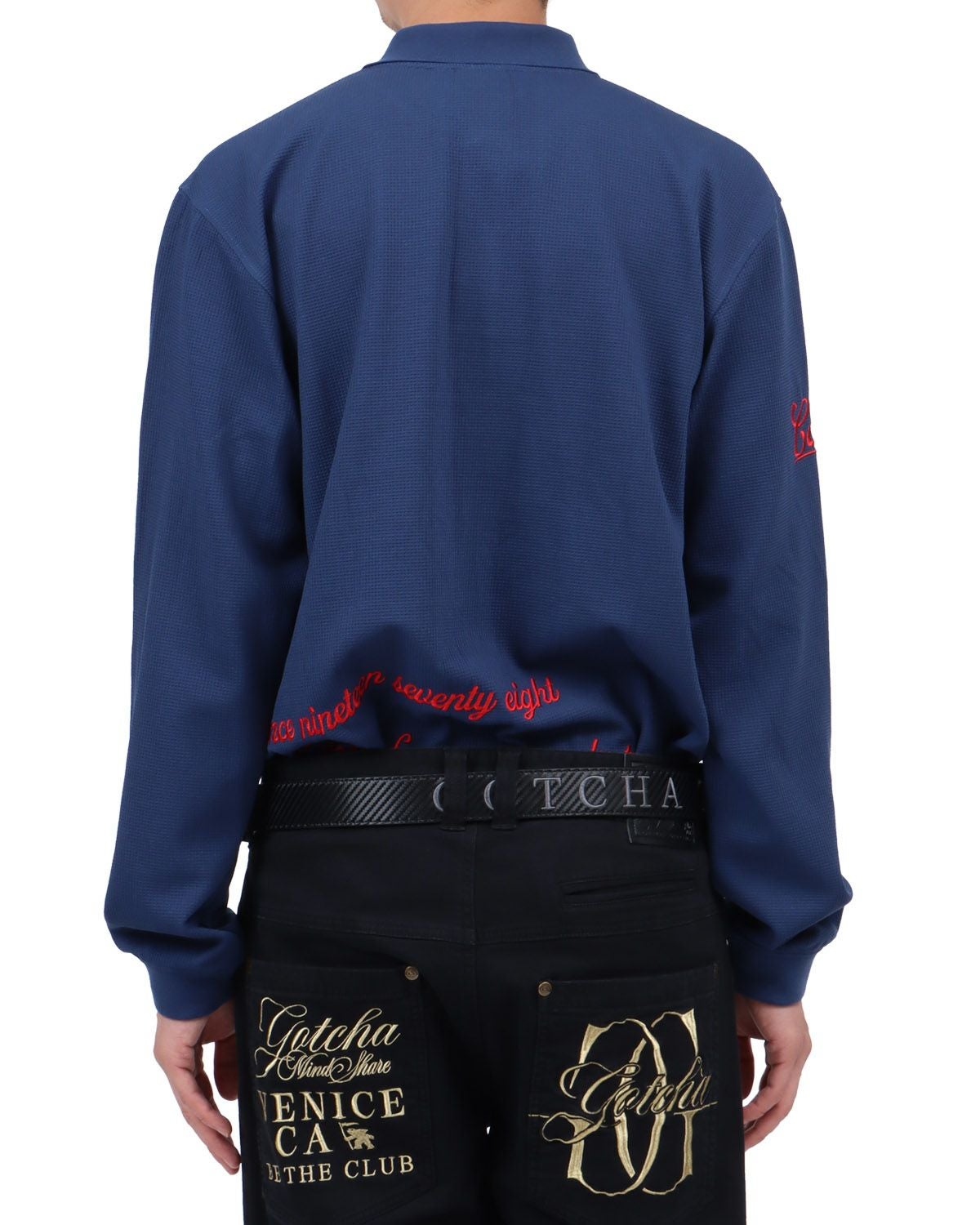 GOTCHA GOLF] 吸水速乾 ワッフル ロング ポロシャツ | PEET ONLINE STORE