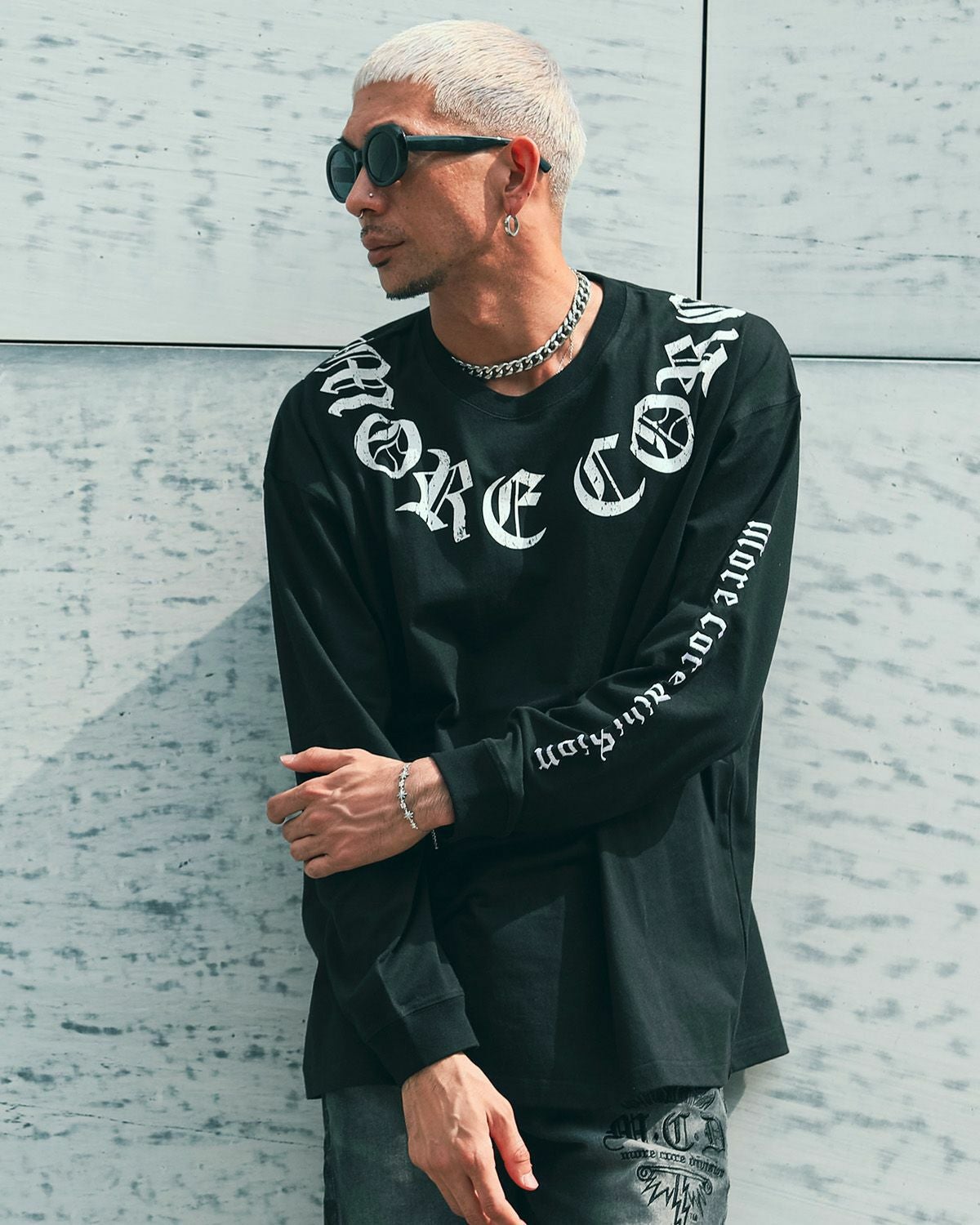 ブラック:183cm(Lサイズ着用)