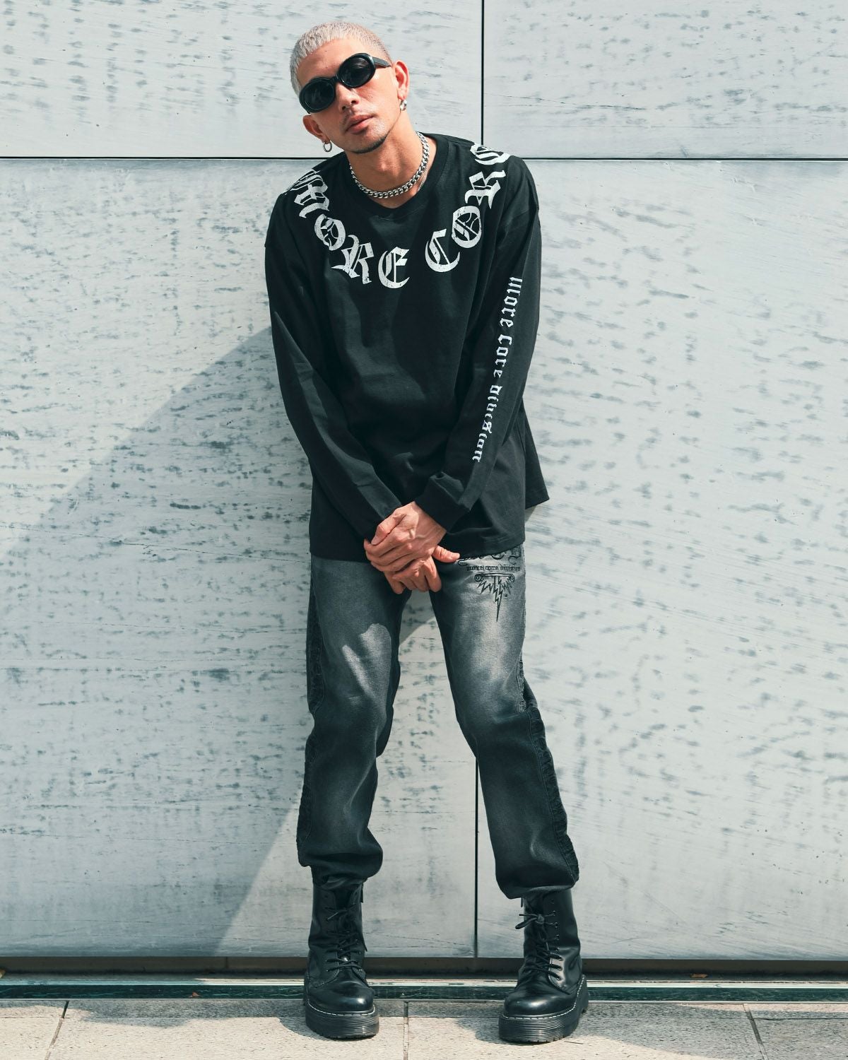 ブラック:183cm(Lサイズ着用)