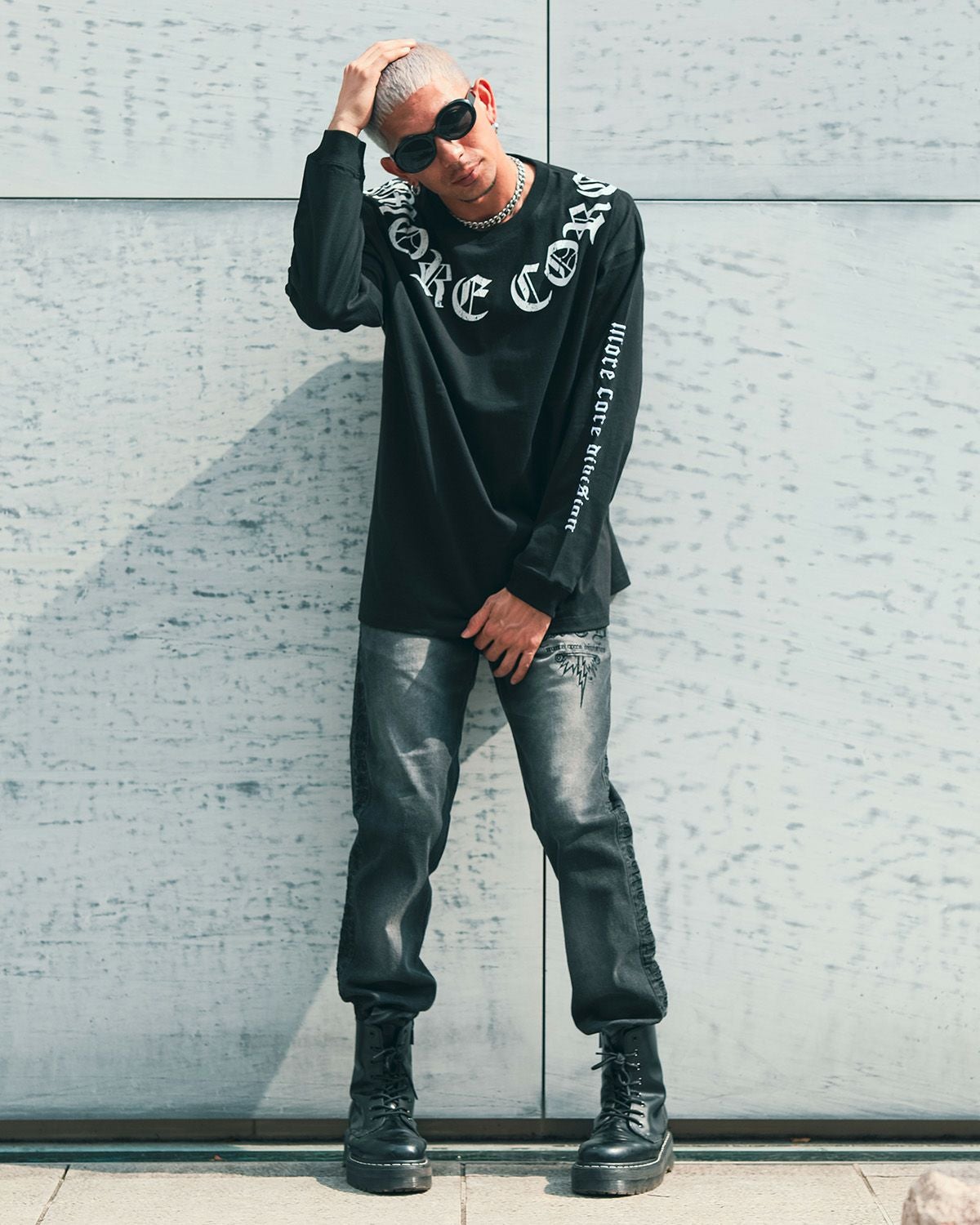 MCD] アラウンド ザ ネック ロゴ ロンT | PEET ONLINE STORE