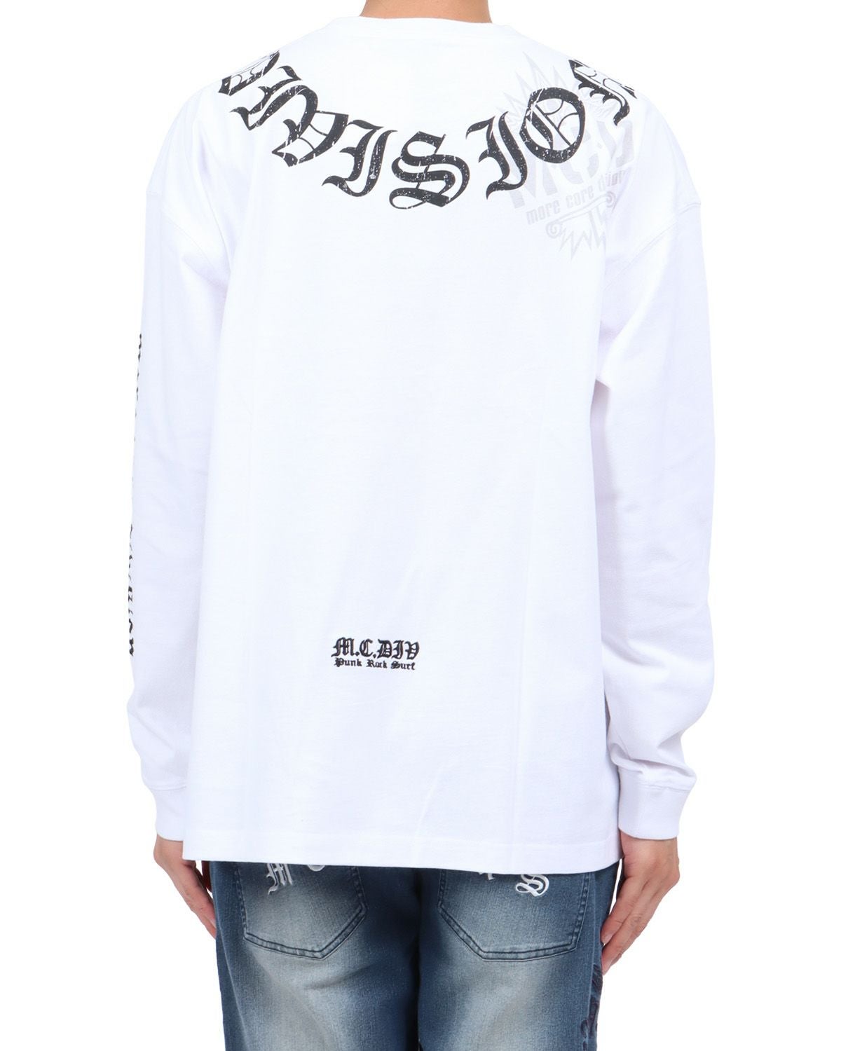 MCD] アラウンド ザ ネック ロゴ ロンT | PEET ONLINE STORE