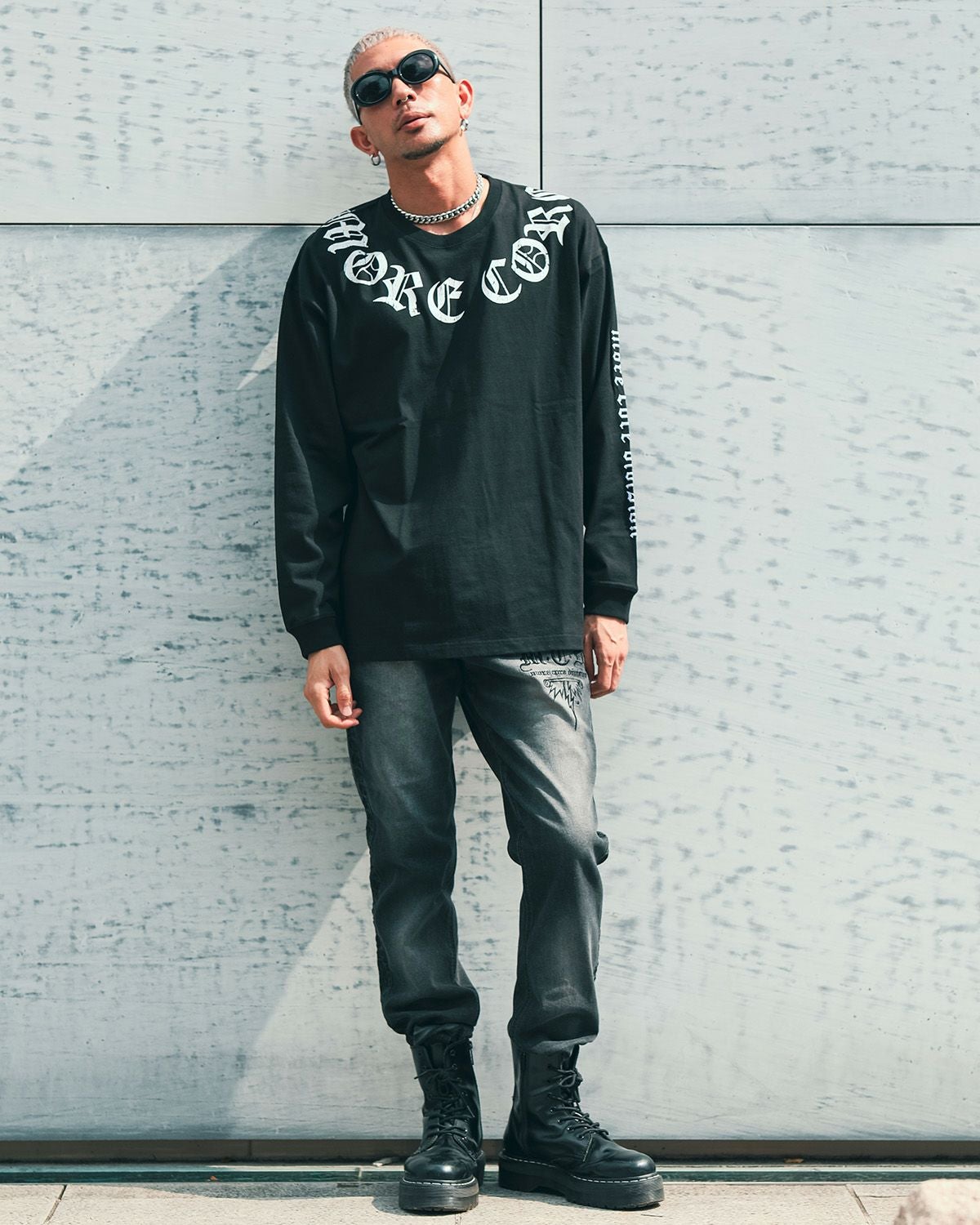 MCD] アラウンド ザ ネック ロゴ ロンT | PEET ONLINE STORE