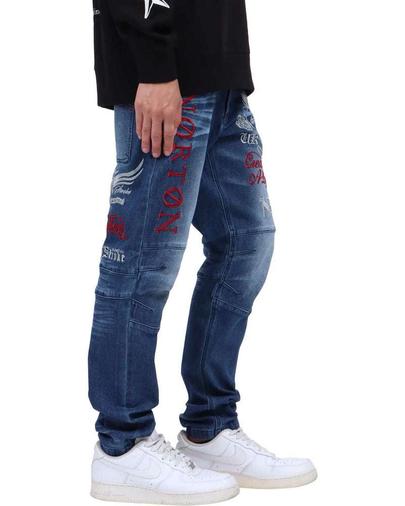 インディゴ：174cm62kg(Lサイズ着用)