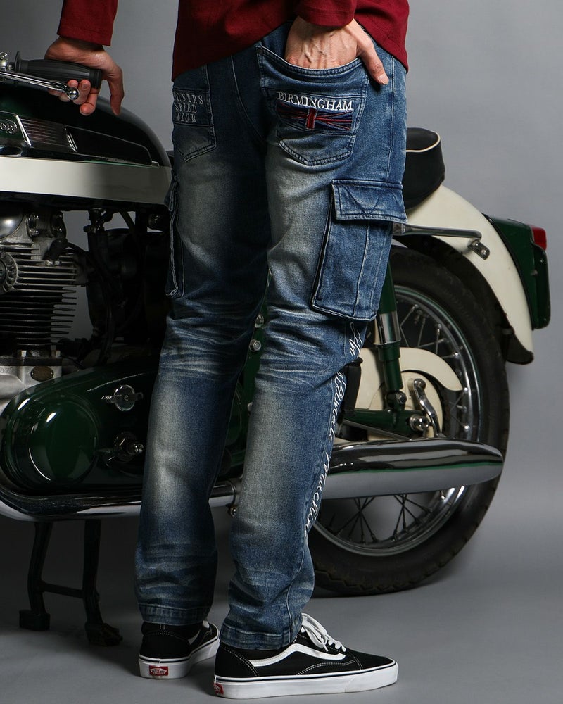 インディゴ：186cm(Lサイズ着用)