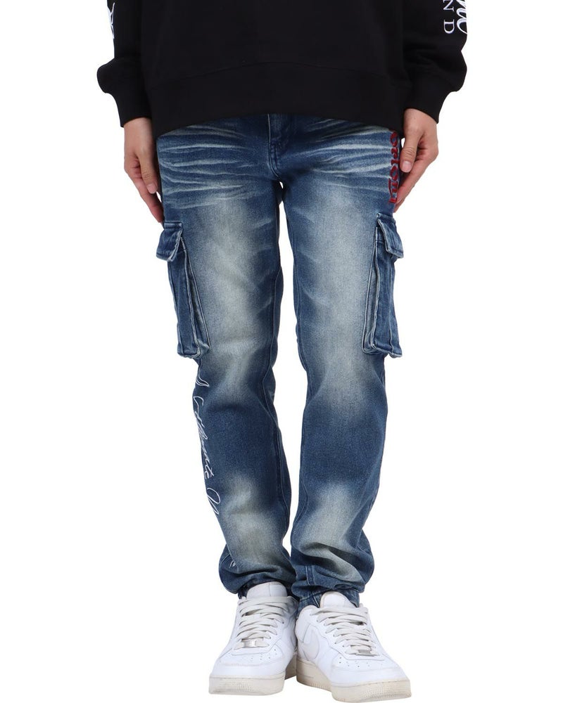 インディゴ：174cm62kg(Lサイズ着用)