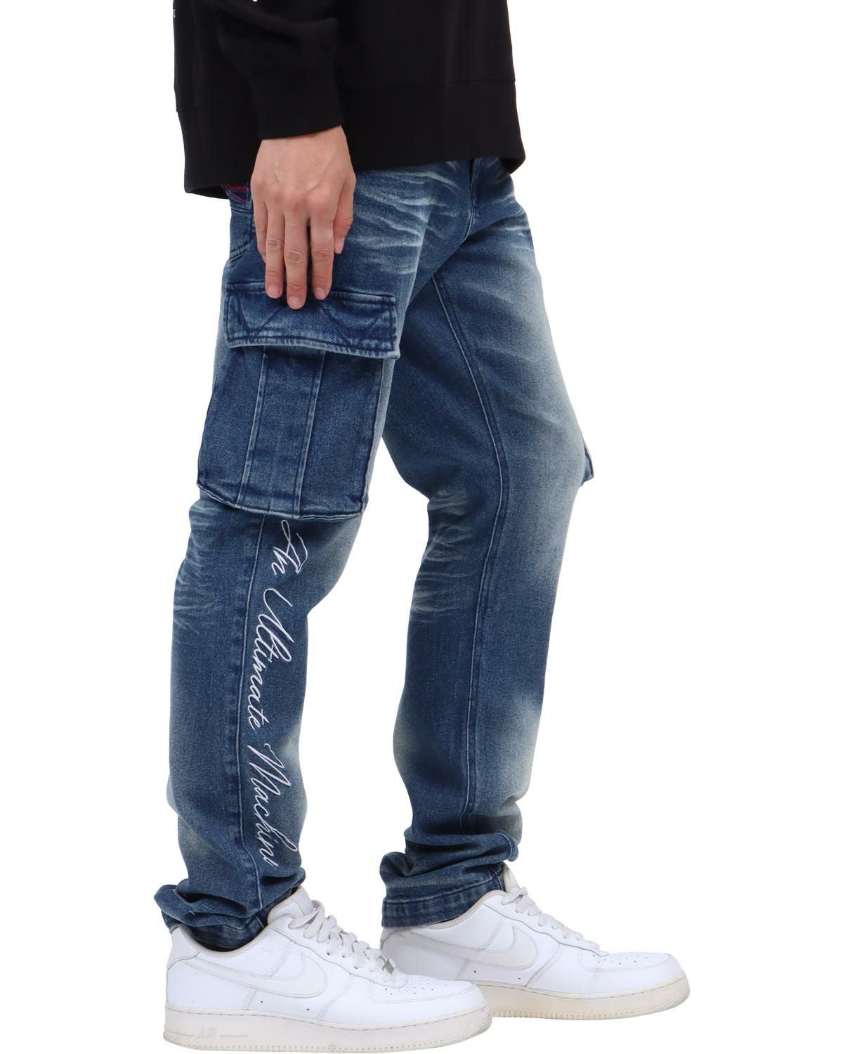 インディゴ：174cm62kg(Lサイズ着用)