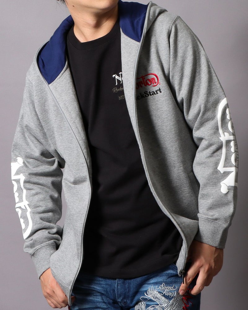 杢グレー：178cm/75kg(Lサイズ着用)